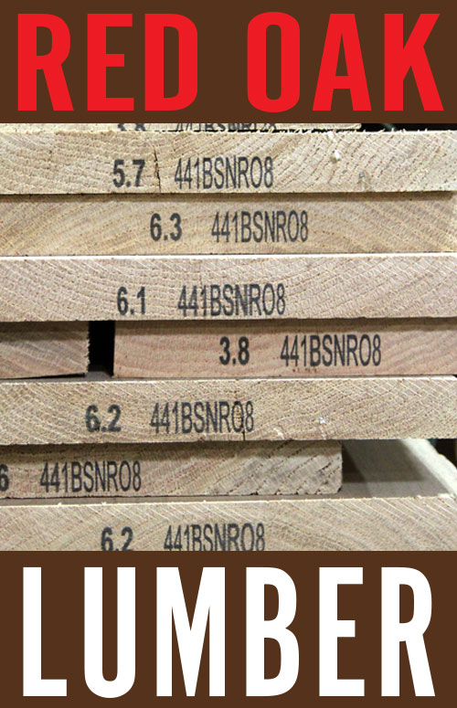 Red Oak Lumber